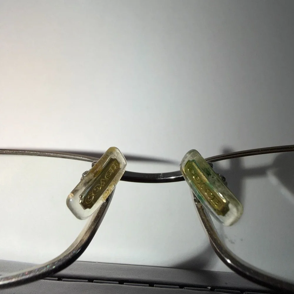 COACH TARYN Eyeglasses Frame HC5001 9020‎ 52-16-135 Silver Tortoise Green XT74